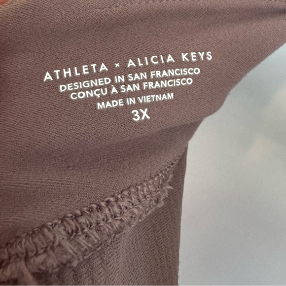 Athleta + Alicia Keys Rib Crop Tank in Mauve - 3X - Picture 4 of 5